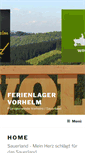 Mobile Screenshot of ferien-vorhelm.de